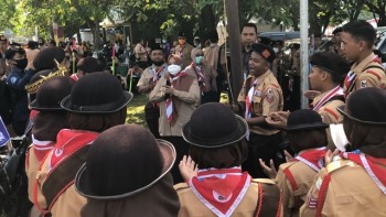 Dibuka Buwas, Diikuti 11 Ribu Peserta, Wabup Masitah Hadir dan Kunjungi Kontingen Paser di Jambore Nasional Pramuka ke XI Cibubur