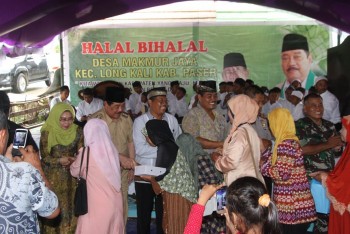 Bupati Yusriansyah Halalbihalal di Desa Makmur Jaya