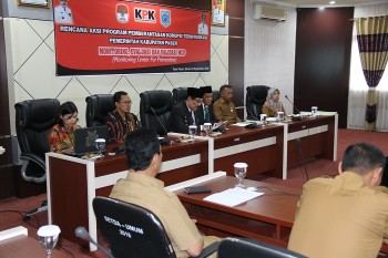 KPK & Pemkab Paser Gelar Monitoring & Evaluasi Rencana Aksi Pemberantasan Korupsi Terintegrasi