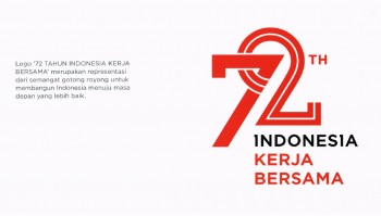 Usung Indonesia Kerja Bersama, Ini Tema dan Logo HUT ke-72 RI