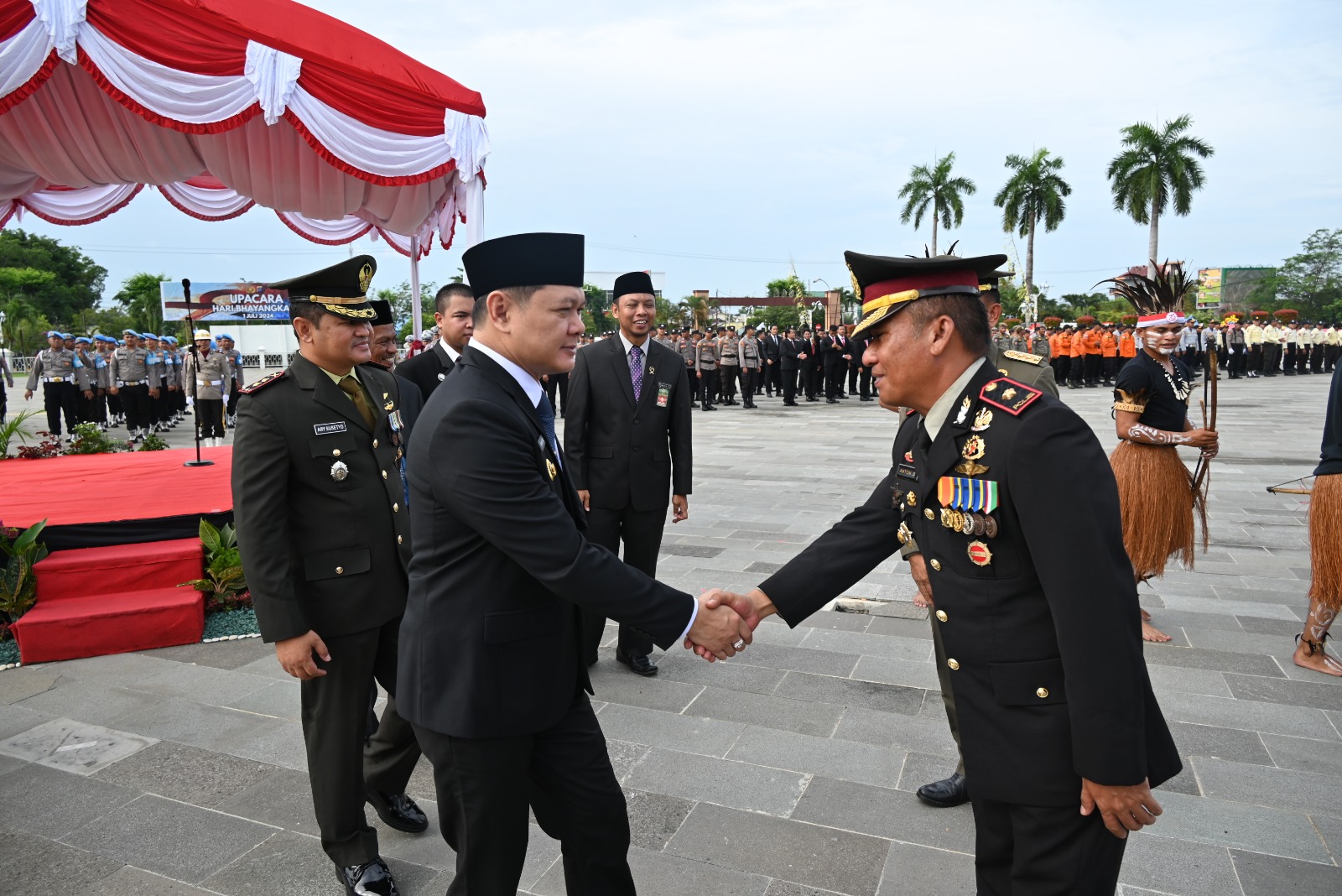 Bupati Hadir Pada Apel Peringatan HUT Bhayangkara Ke-78