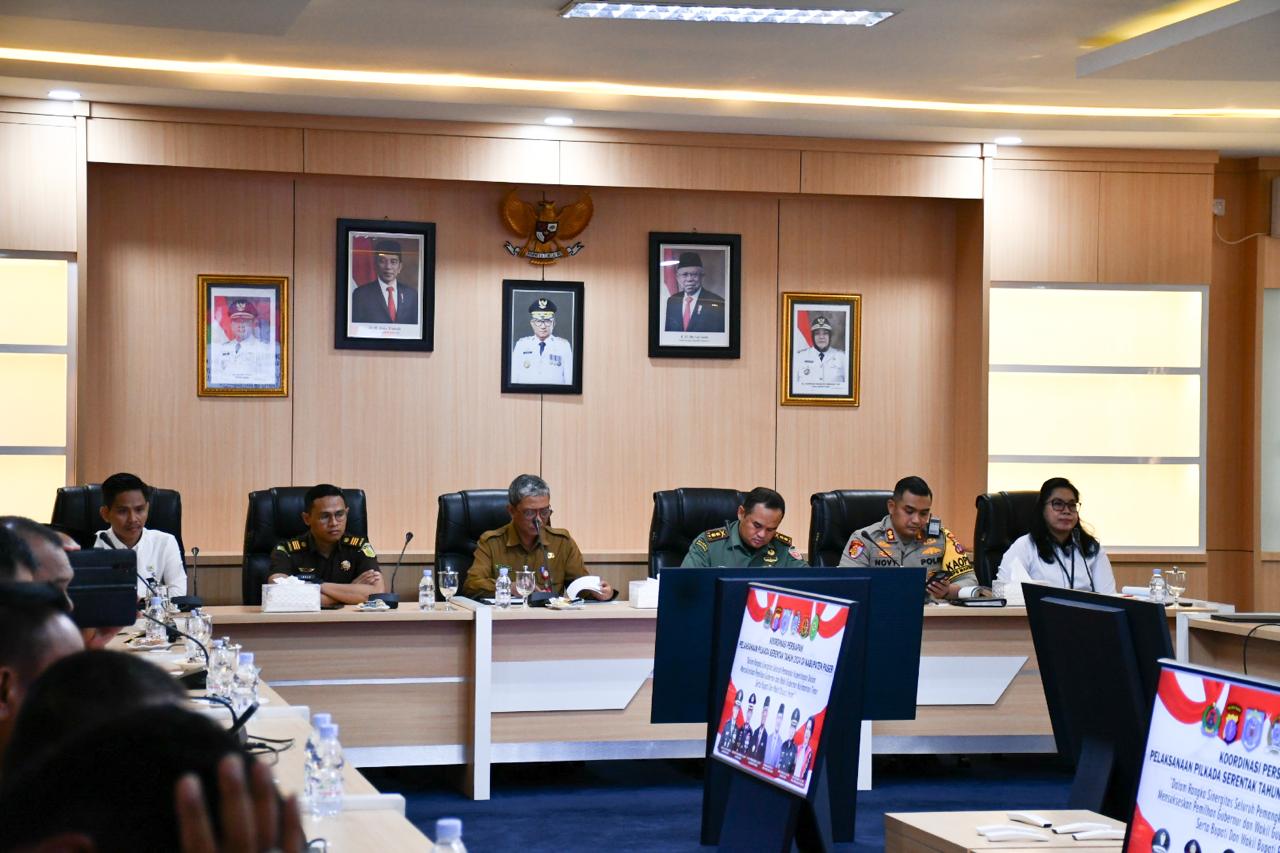 Pemkab Paser Gelar Rakor Persiapan Pilkada Serentak Tahun 2024