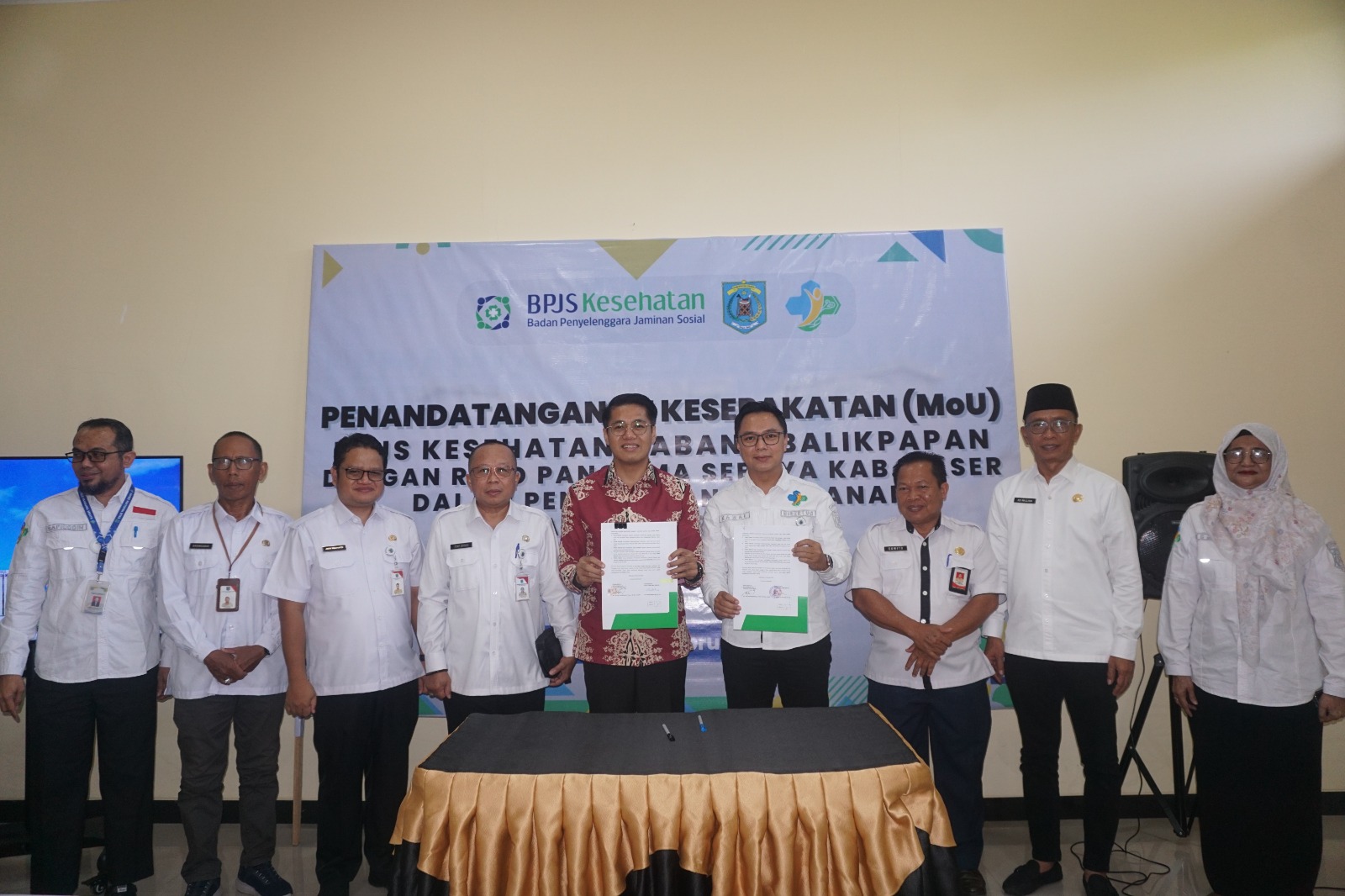 Tingkatan Layanan Kesehatan, RSUD Panglima Sebaya Lakukan MoU Dengan BPJS Kesehatan Cabang Balikpapan