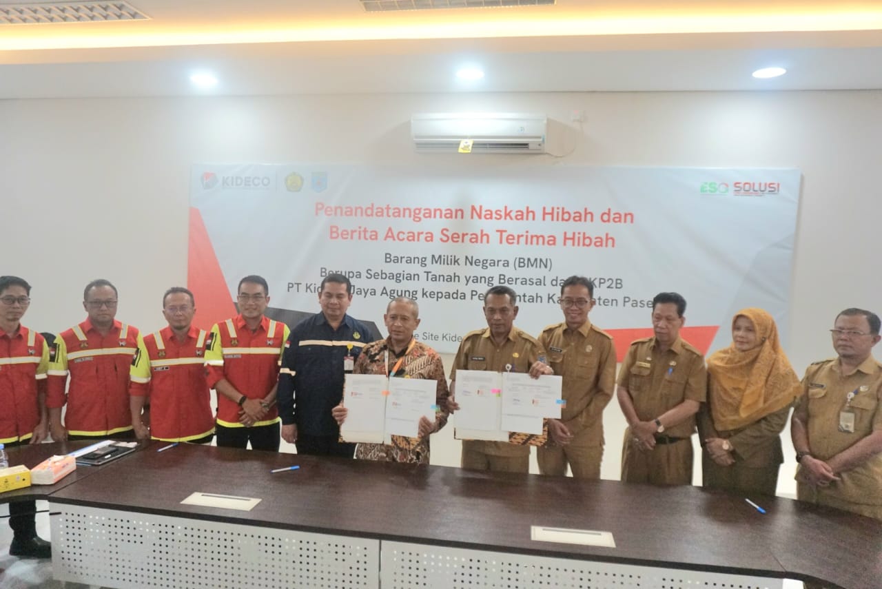 Pemerintah Kabupaten Paser Terima Hibah Barang Milik Negara