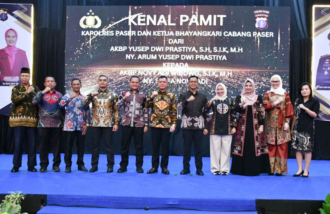 Bupati Hadiri Kenal Pamit Kapolres Paser