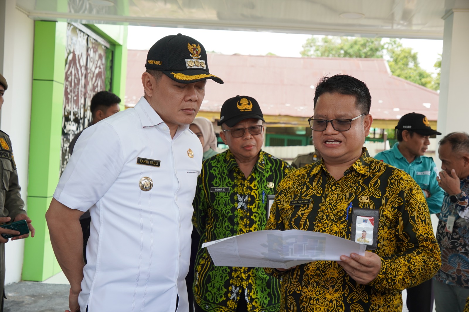 Bupati Tinjau Pembangunan Puskesmas Tanah Grogot dan Hasil Rehab Ruang Setda