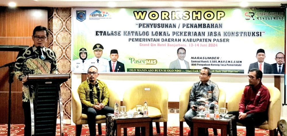 Tingkatkan Wawasan dan Pengetahuan Tentang Etalase Katalog Lokal Pekerjaan Jasa Konstruksi, Barjas Gelar Workshop