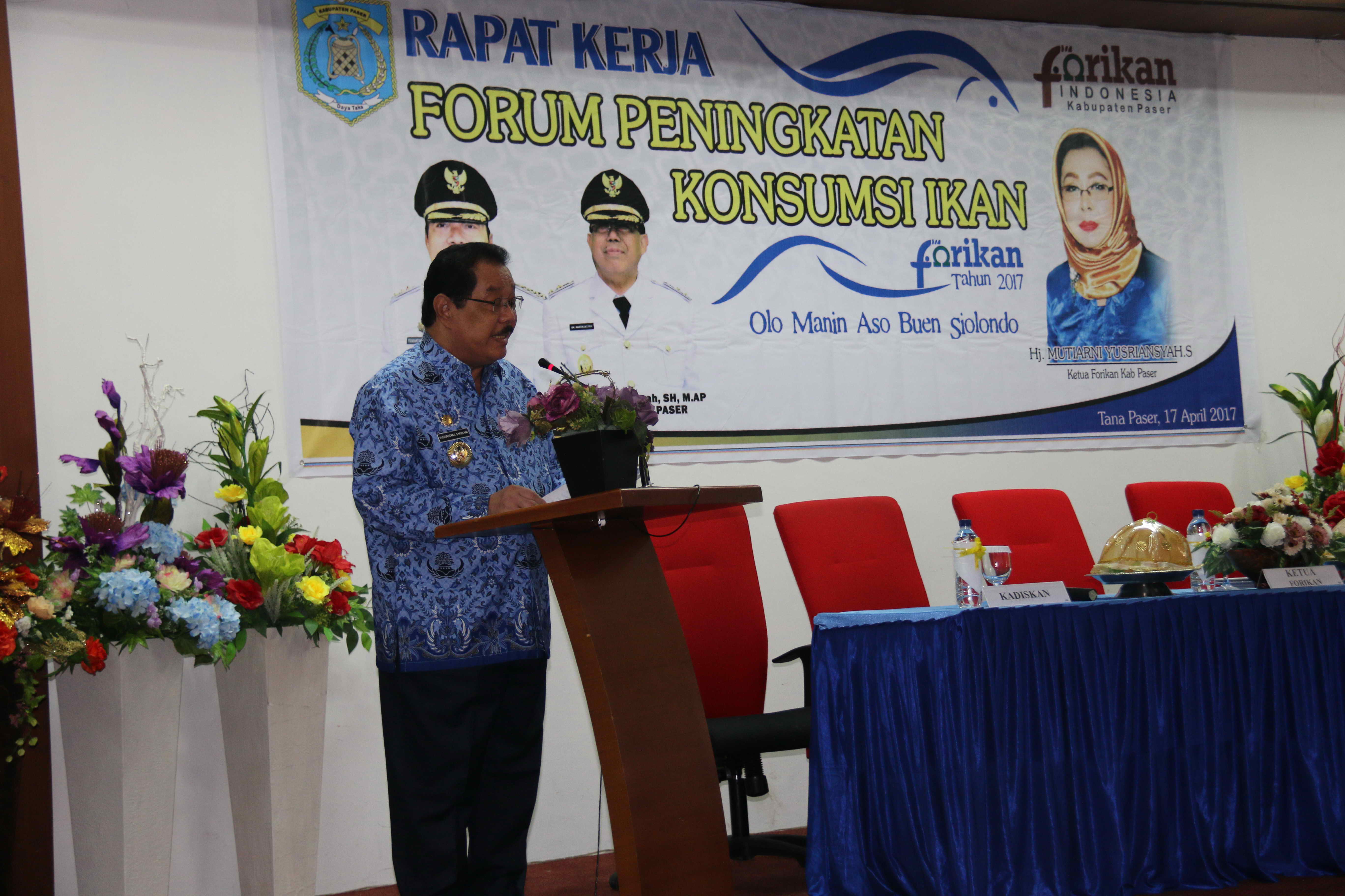 Bupati Buka Raker Forikan