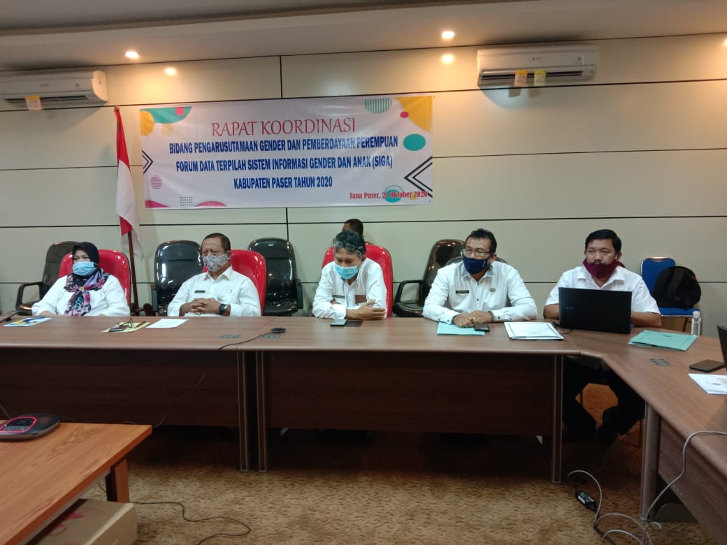 Tingkatkan Kualitas Data Gender dan Anak, Dinas P2KBP3A Gelar Rakor Data Terpilah Gender dan Anak Kabupaten Paser