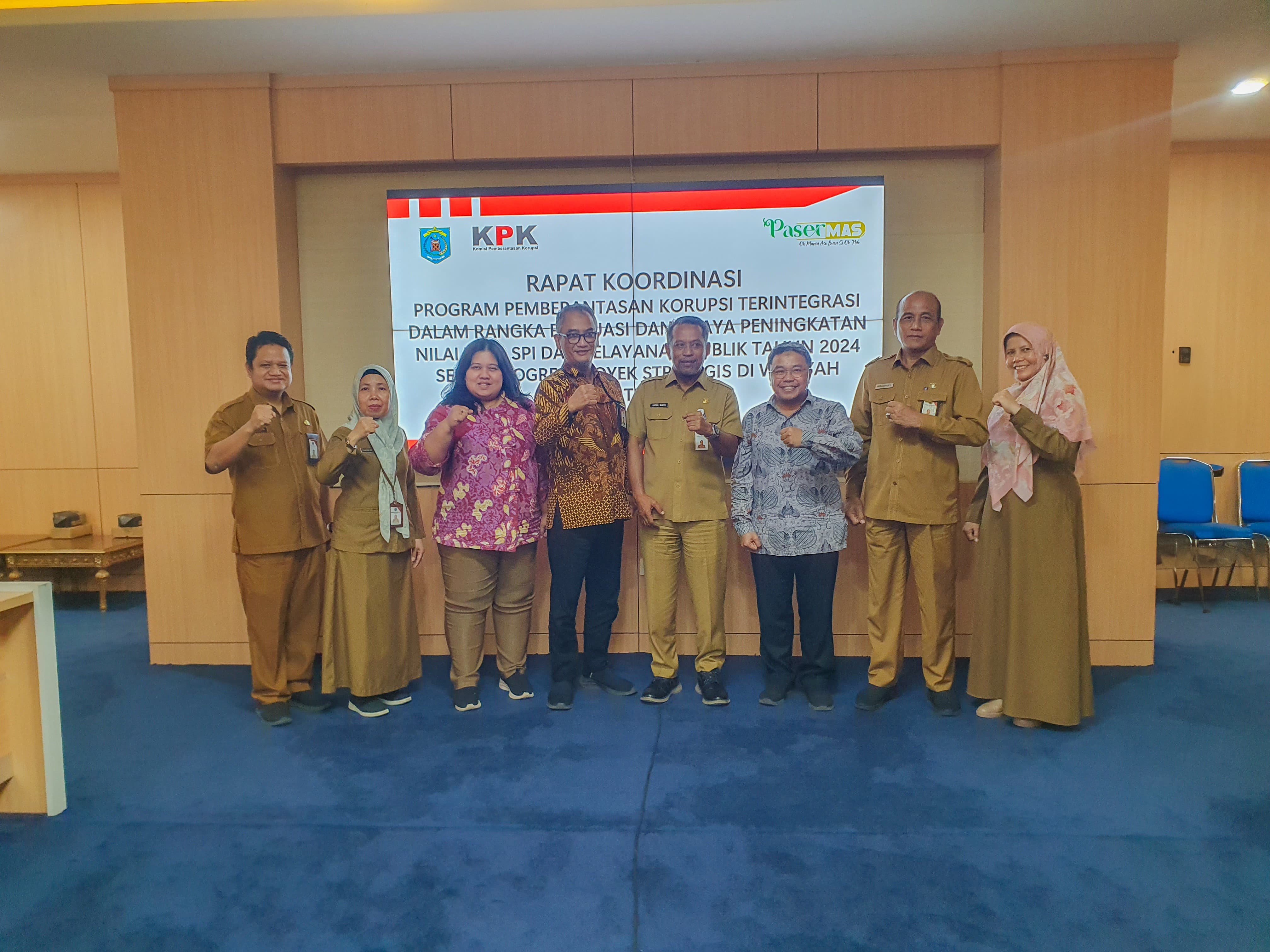 Sekda Terima Kunker Tim Koordinasi dan Supervisi Wilayah VI KPK