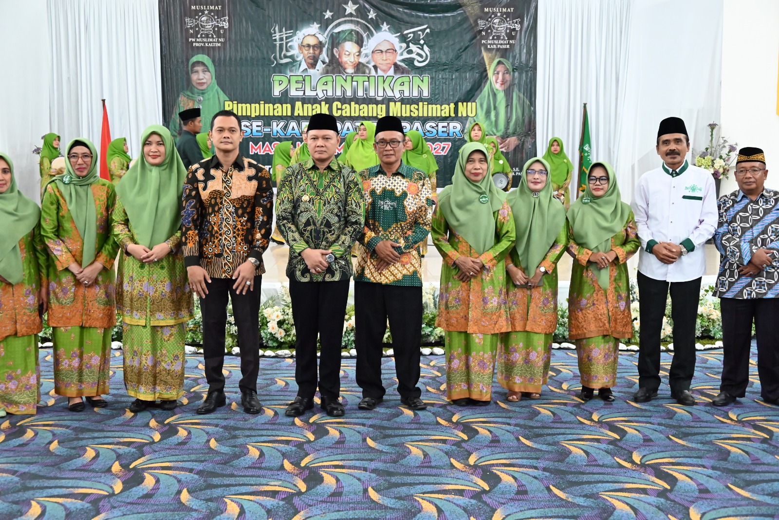 Bupati Hadiri Pelantikan PAC Muslimat NU Se-Kabupaten Paser