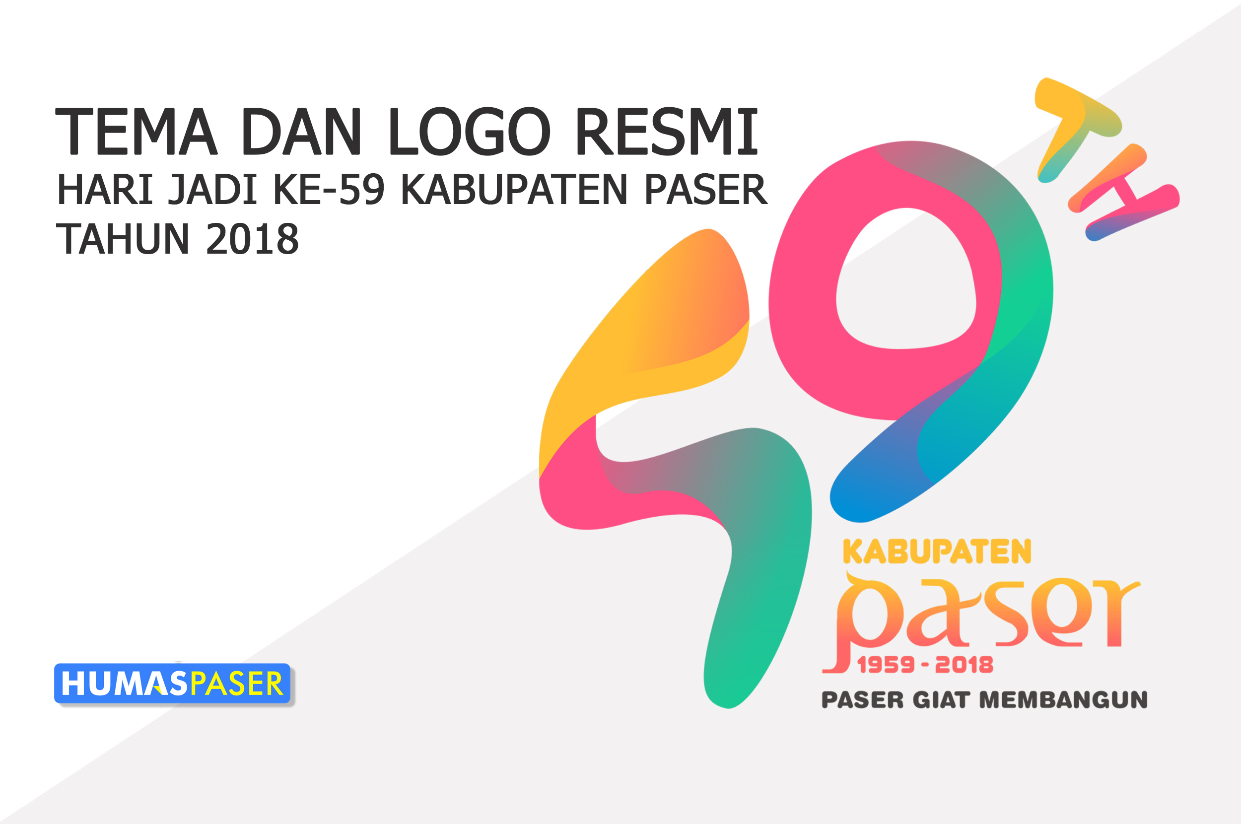 Pemkab Rilis Logo & Tema Hari Jadi Kabupaten Paser 59 Tahun