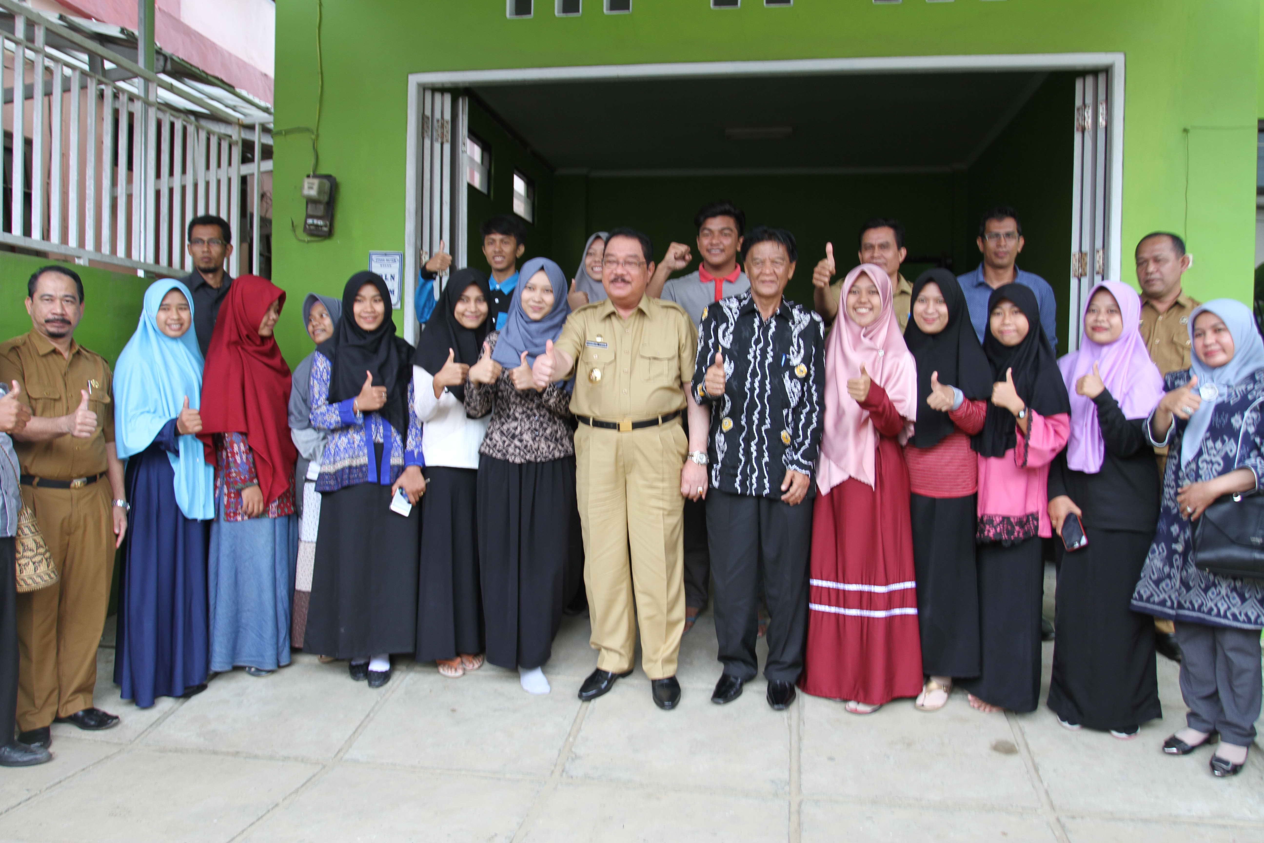 Bupati Kunjungi Asrama Putri dan Putra Samarinda