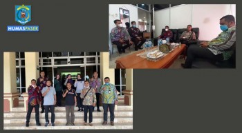 Protokol Provinsi Kaltim Kunjungi Protokol Paser