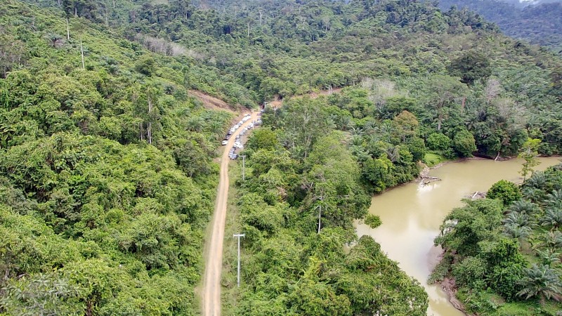 Jalan Darat Dari Desa Pait Menuju Desa Kepala Telake Sudah Diperbaiki   