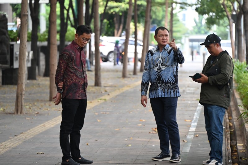 Bupati Paser Tinjau Trotoar Jalan di Jakarta Pusat
