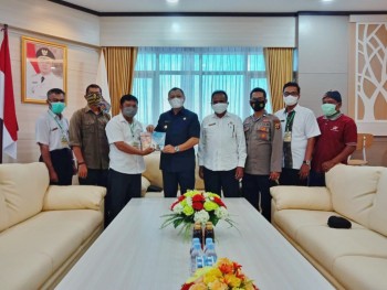 Bupati Fahmi Terima Kunjungan Pengurus Daerah Gerakan Pemasyarakatan Minat Baca (PD GPMB) Kabupaten Paser
