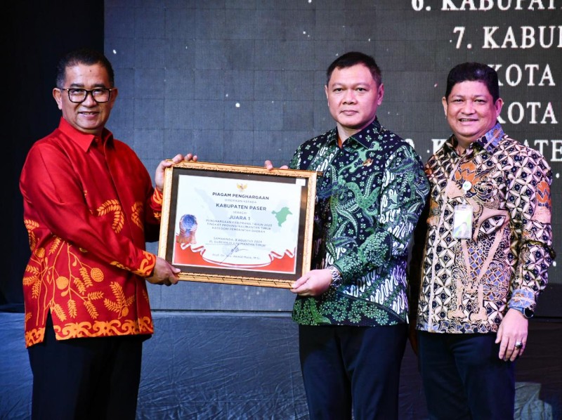 Paser Sabet Juara Pertama Paritrana Award Kaltim 