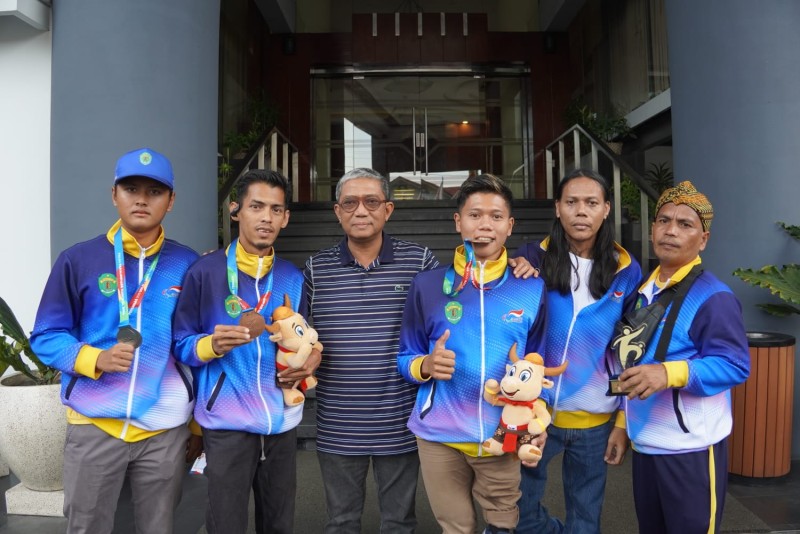 Syirajudin Beri Semangat Para Atlet  Paser Pada Ajang Peparnas 2024