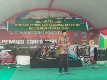 Wabup Buka Parade Band Pemuda Tanpa Narkoba