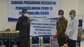 BRI Salurkan CSR ke RSUD PS Senilai Rp213 juta Disaksikan Bupati Fahmi