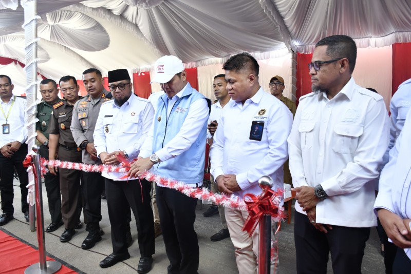 Mock Up Koperasi Desa Merah Putih di Pasir Belengkong Dilaunching Secara Nasional