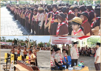 Bupati Irup Hut Pramuka ke56