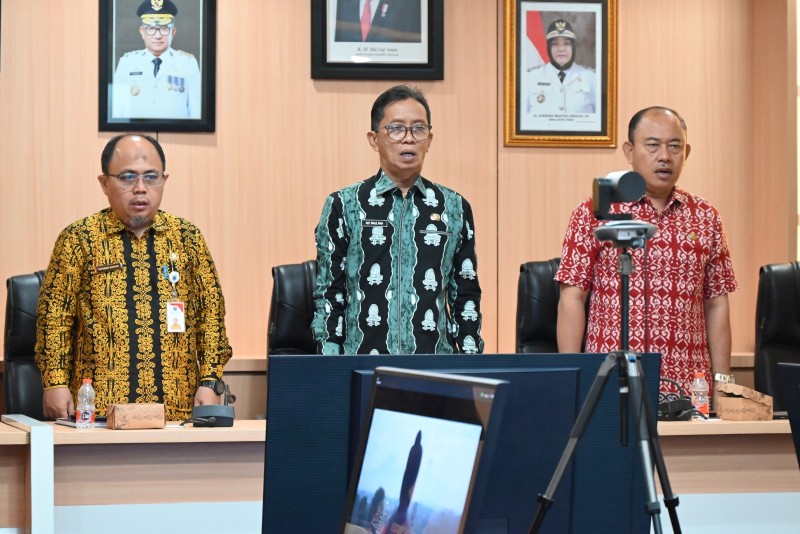 Pemkab Paser Hadir Secara Virtual Penandatanganan Perjanjian Kerjasama BUMN dan BUMD