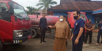 Tingginya Bencana Kebakaran, Masitah Silaturahim Support Damkar