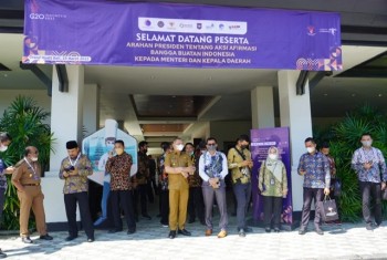 Bupati Fahmi Hadiri  Aksi Arfimasi Bangga Buatan Indonesia di Bali