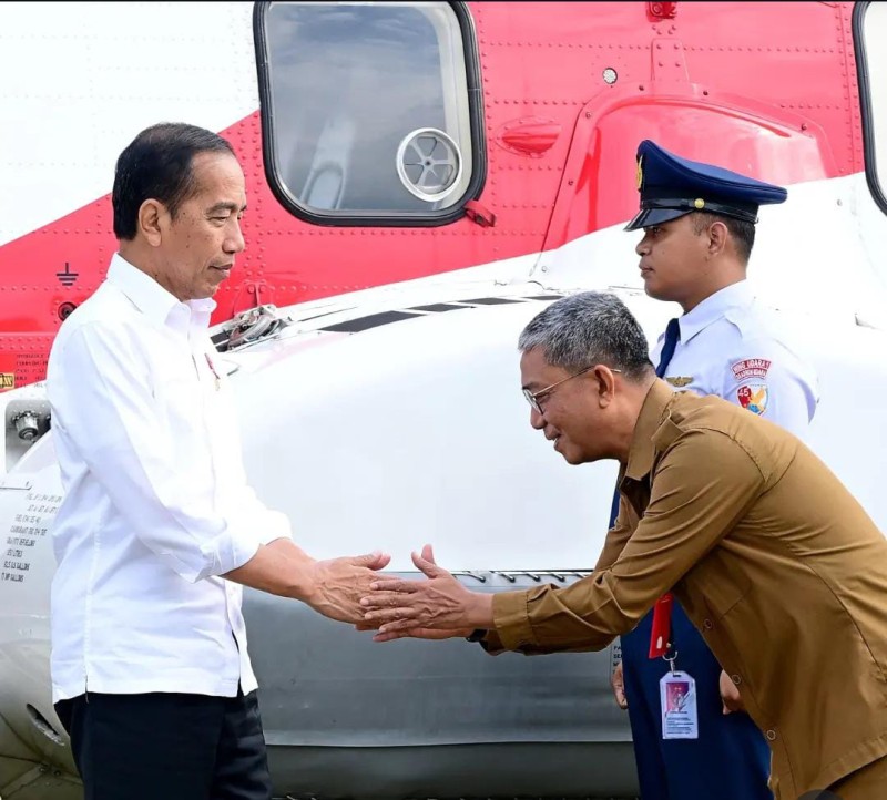 Pjs. Bupati Paser Sambut Presiden Joko Widodo, Masyarakat juga Antusias 