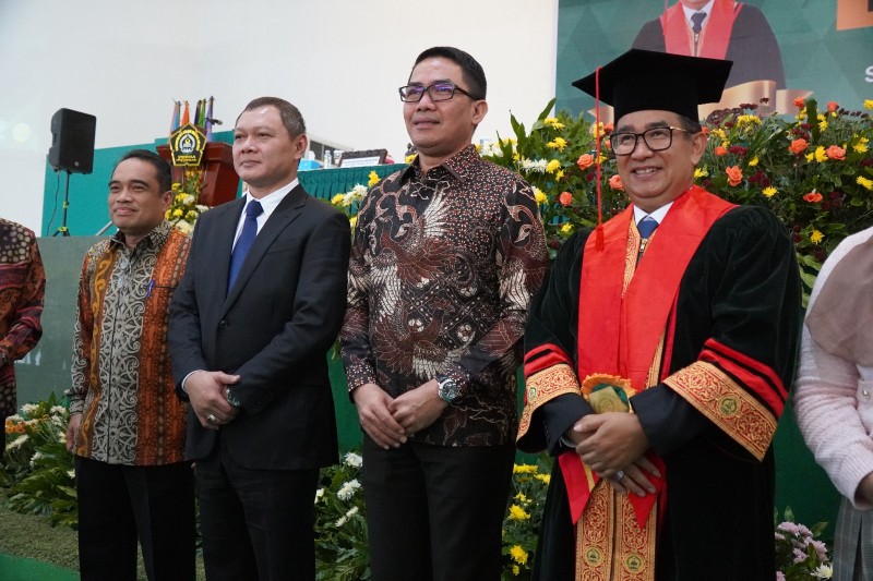 Bupati Fahmi Hadiri Pengukuhan Pj Gubernur Sebagai Profesor Kehormatan