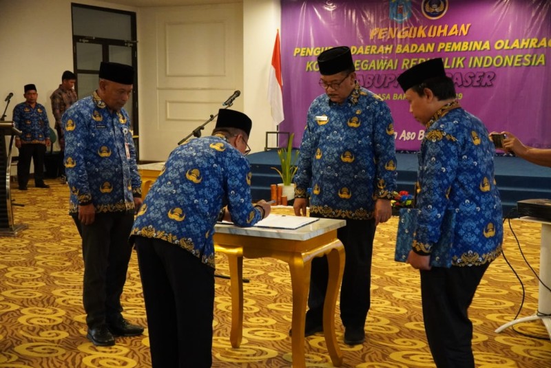 Pengurus Baporkorpri Kabupaten Paser Dikukuhkan