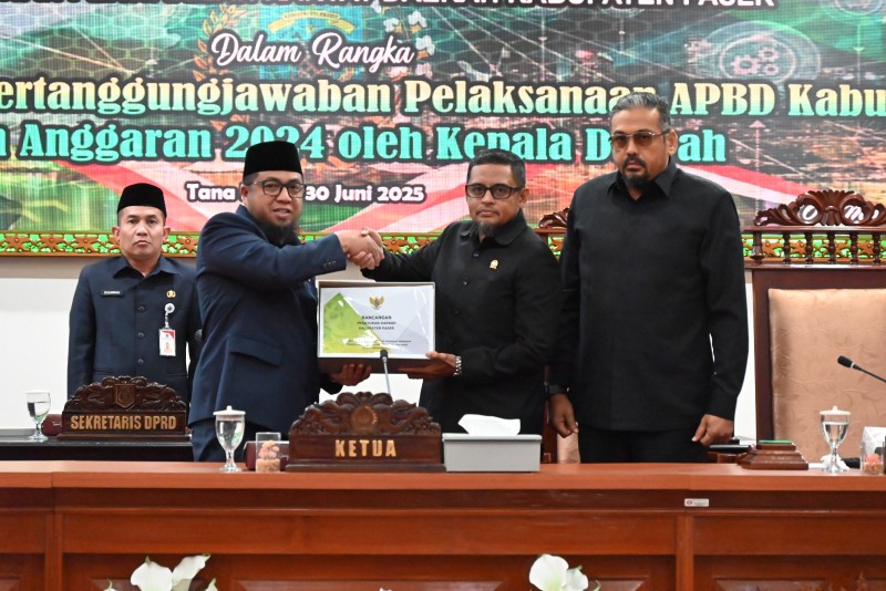Wabup Sampaikan Raperda Pertanggungjawaban APBD Tahun 2024